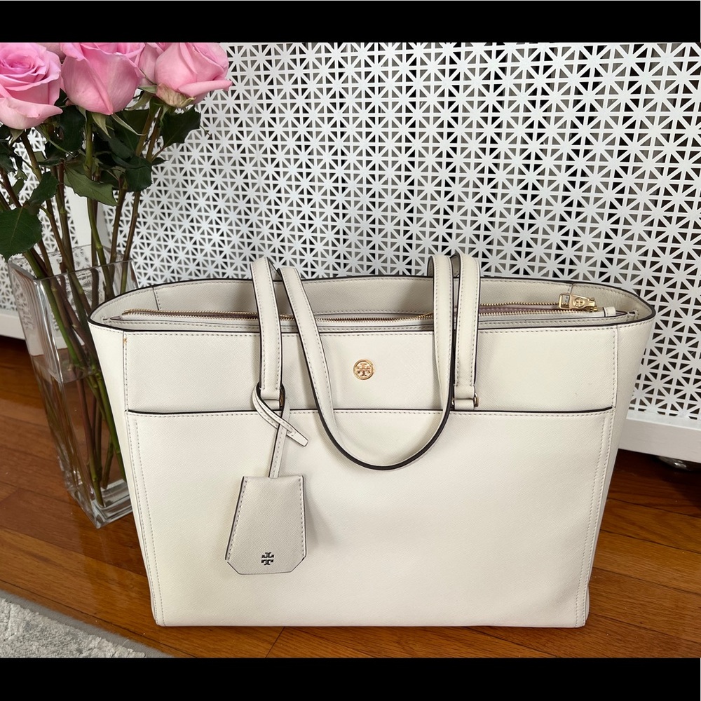 COPY - Tory Burch White Robinson Tote